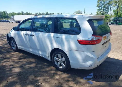 2015 Toyota Sienna L from USA, damaged, VIN 5TDZK3DCXFS640245